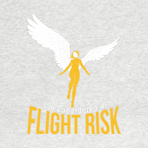 Flight Risk (winged woman) by andyjhunter